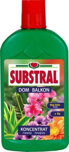 SUBSTRAL NAWÓZ DO ROŚLIN DOMOWYCH BALKONOWYCH 1 L