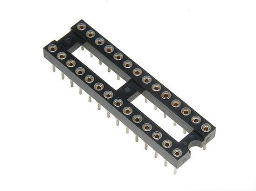 DIL28PW Podstawka precyzyjna raster 2.54 mm 28pin