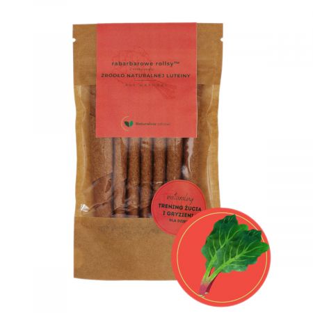 Naturalnie Zdrowi Rabarbarowe rollsy z nutką mięty 50 g