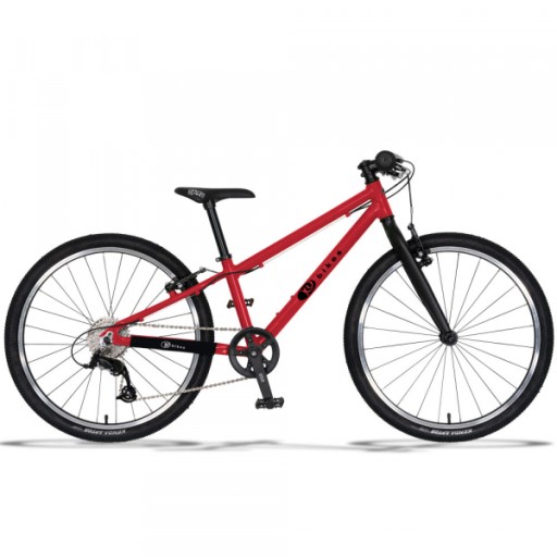 Rower dziecięcy KUbikes 24S czerwony lekki 8,5kg