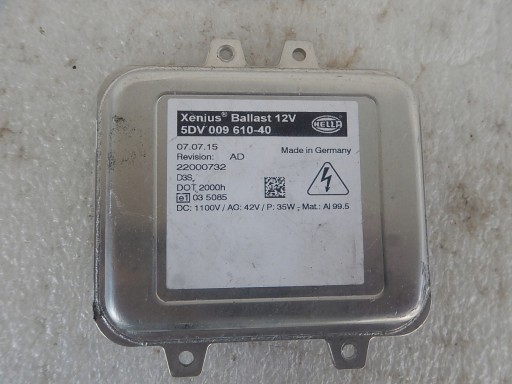 JAGUAR XE PRZETWORNICA LAMPY XENON 5DV00961040
