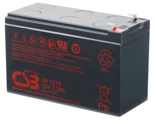 Akumulator AGM CSB GP 1272 F2 (12V 7,2Ah)