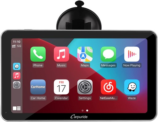 Ekran dotykowy do auta Carpuride 7' Appla Carplay Adnroid Auto BT WiFi GPS