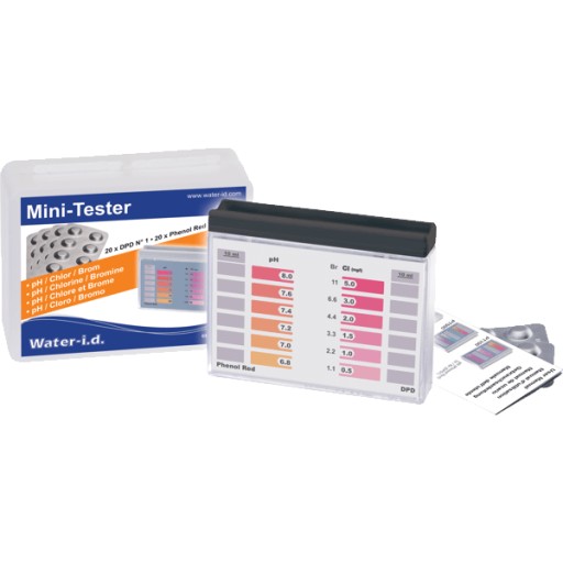 TESTER DO PH I CHLORU NA TABLETKI 40 POMIARÓW DPD