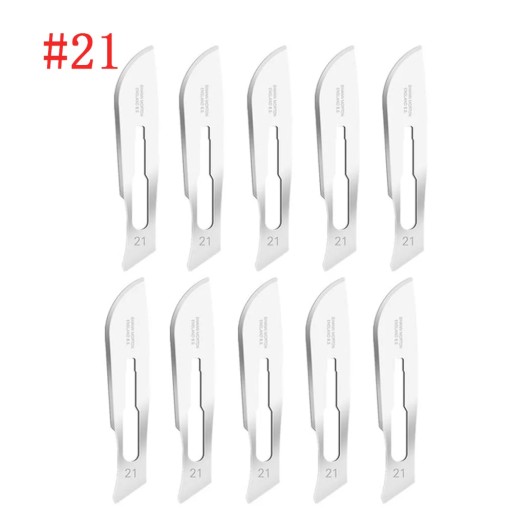 NR 21 stylu ostrzy Nóż chir.stal węglowa, uchwyt narzędzie cięcia DIY PCB,
