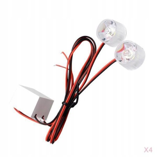 4x stroboskop LED ATV 12V ostrzegawczy