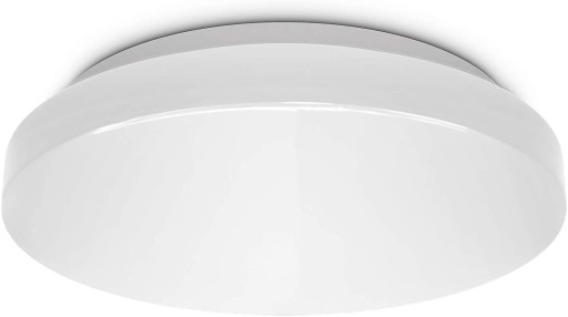 LAMPA SUFITOWA - PLAFON ŁAZIENKOWY LED 10W - IP44 - barwa NEUTRALNA - BIAŁY