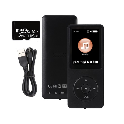 ODTWARZACZ MUZYCZNY MP3 MP4 BIUETOOTH RADIO 128G