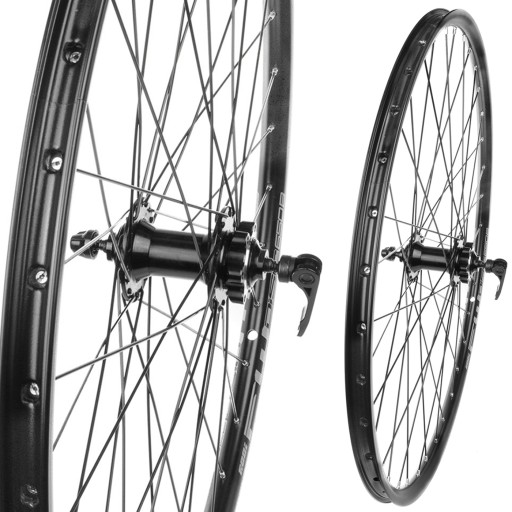 KOŁO ROWEROWE PRZEDNIE ŁOŻYSKA MASZYNOWE HAMULCE TARCZOWE OBRĘCZ DISC 27,5
