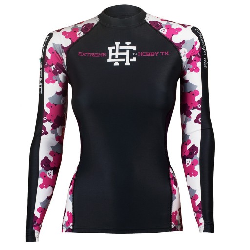 Koszulka Rashguard damski na siłownię TEDDY BEAR S