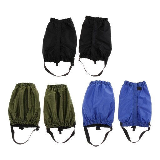 3 pairs of waterproof hiking boots with low gaiter