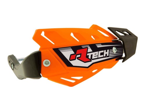RACETECH OSŁONY RĄK HANDBARY FLX ATV/QUAD KOLOR POMARAŃCZOWY