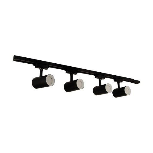 SZYNOPRZEWÓD LUTER 4xGU10 BLACK IDEUS 04080