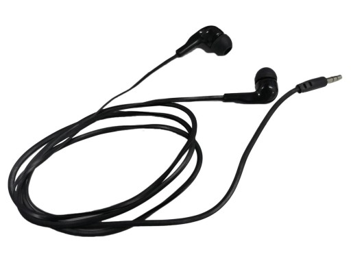 Słuchawki jack 3,5 mm 112dB BARDZO GŁOŚNE czarne