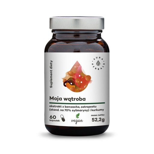 AURA HERBALS MOJA WĄTROBA KARCZOCH OSTROPEST 60K