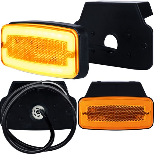 LAMPA OBRYSOWA OBRYSÓWKA ŚWIATŁO BOCZNE ODBLASK