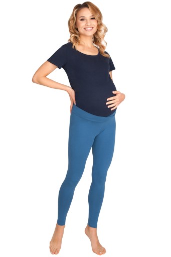 LEGGINSY CIĄŻOWE GETRY Z NISKIM PANELEM