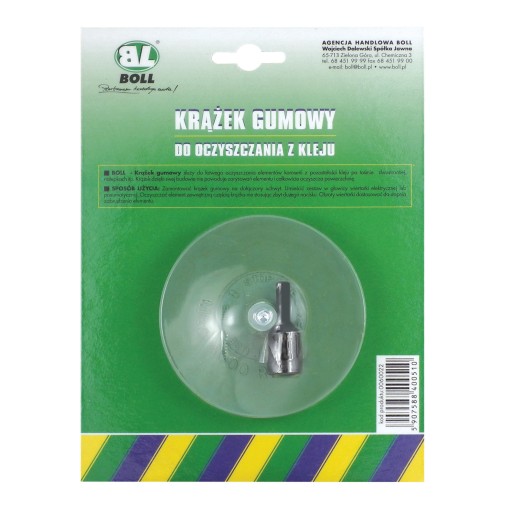 BOLL KRĄŻEK GUMOWY DO USUWANIA KLEJU Z KAROSERII