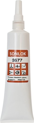 KLEJ SONLOK 3577 USZCZELNIACZ GWINTÓW GAZ LPG 250ML ŻÓŁTY SZCZELIWO 577