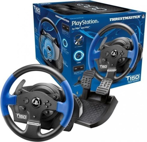 Kierownica Thrustmaster T150 Force Feedback PS4 PC 1080 komplet ideał