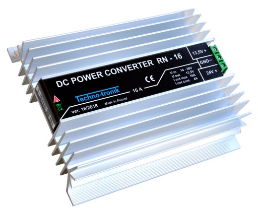 Reduktor Napięcia 24V/12V RN-16 Przetwornica 16A