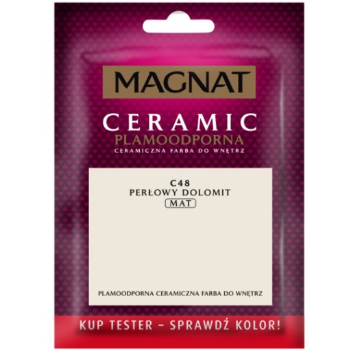 FARBA MAGNAT CERAMIC 0,03L C48 PERŁOWY DOLOMIT