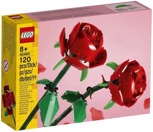 LEGO 40460 róże kwiaty na WALENTYNKI DZIEŃ KOBIET 120 el. NOWE!