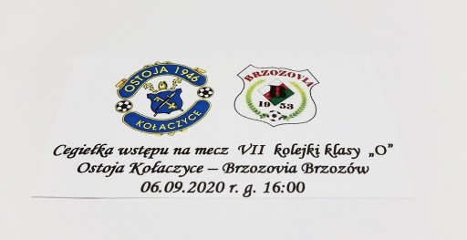 OSTOJA Kołaczyce - BRZOZOVIA Brzozów NOWOŚĆ 20/21
