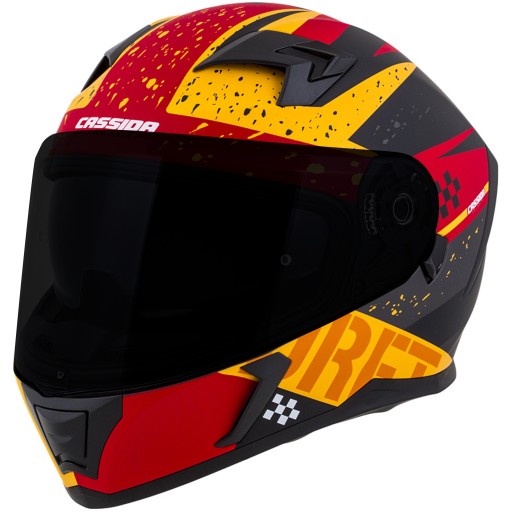 KASK MOTOCYKLOWY CASSIDA 3.0 DRFT + SZYBA CZARNA