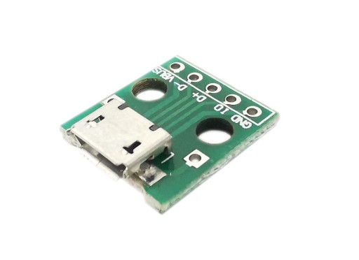 Moduł Gniazdo USB-B MICRO do płytek stykowych 5 pinowe ARDUINO STM32 2szt.