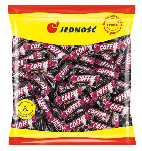 CUKIERKI KAWOWE JEDNOŚĆ ESPRESSO CANDY COFFEE 1KG