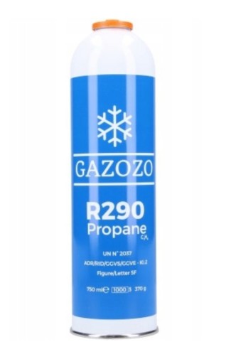 Czynnik chłodniczy R290 gaz Propan 370g / 750ml