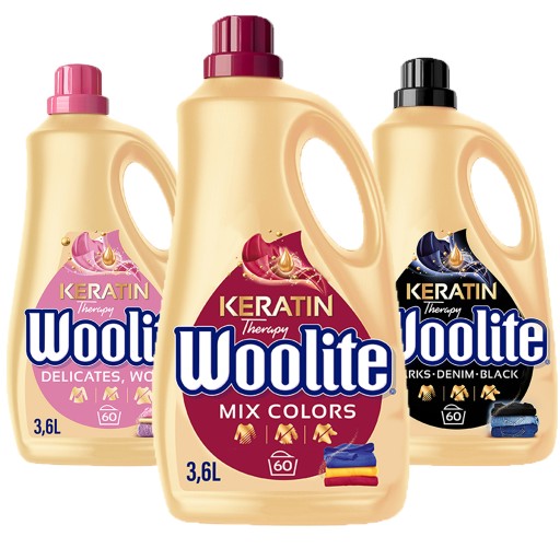 WOOLITE DARK COLOR DELICATE Płyn do prania z Kreatyną. 180 Prań XXL!