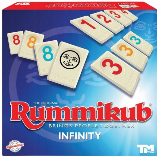 Rummikub INFINITY Rodzinna Gra Planszowa TM TOYS