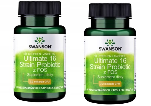 SWANSON 2x ULTIMATE 16 RODZAJÓW PROBIOTYK MINERAŁY OFICJALNY SKLEP SWANSON