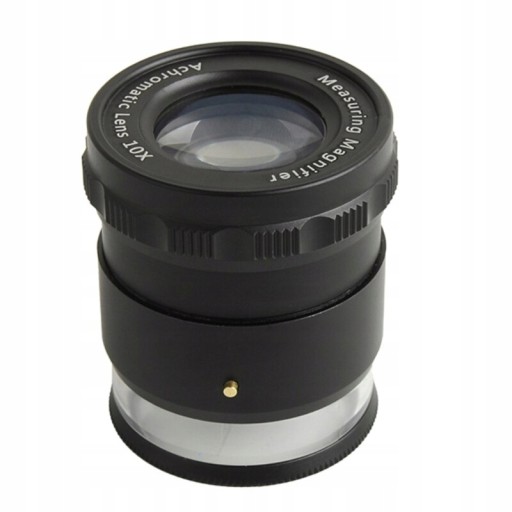 10X Stand Measuring Magnifier Scale Loupe With LED