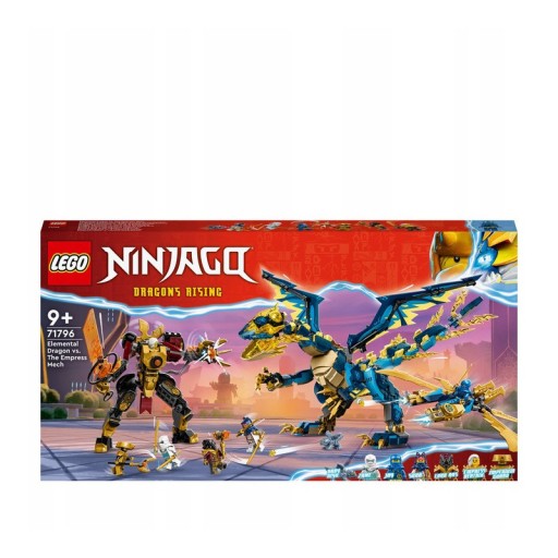 LEGO NINJAGO 71796 SMOK ŻYWIOŁU KONTRA MECH