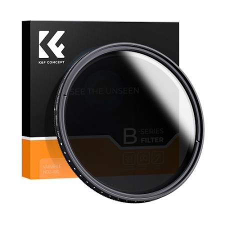 Filtr szary regulowany K&F Concept Basic Fader NDX ND2 - ND400 - 77 mm