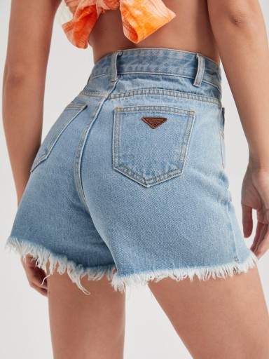 SHEIN SPODENKI JEANSOWE DAMSKIE NIEBIESKIE