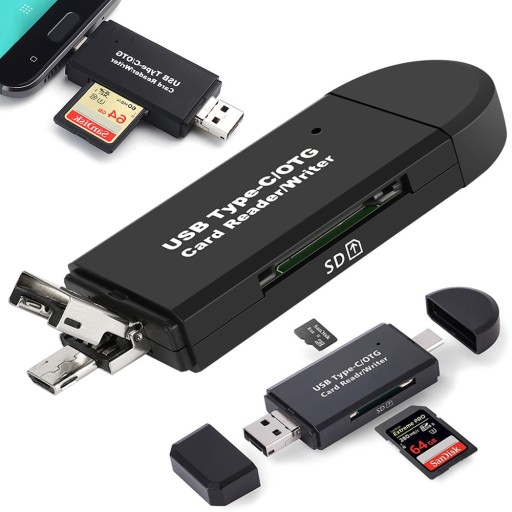CZYTNIK KART SD MicroSD TF USB USB-C MICRO USB OTG