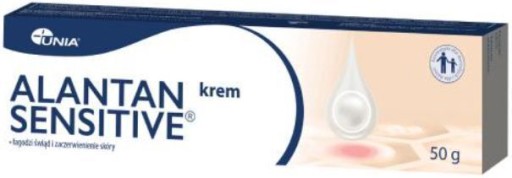 Alantan Sensitive, na świąd i zaczerwienie skóry od 1 dnia życia, 50 g