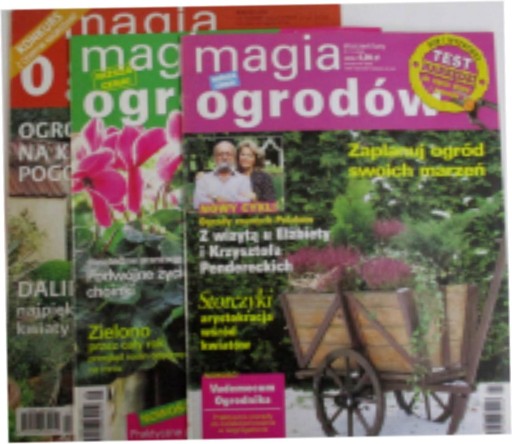 Magia ogrodów nr 7,9-10/2001. 1-2/2002