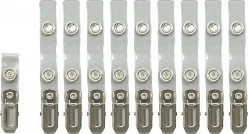Klips Argo do identyfikatora CT 210 z paskiem x 10