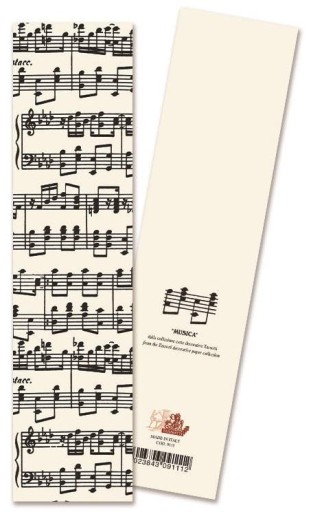 ZAKŁADKA DO KSIĄŻKI MUSICA OPAKOWANIE 2 SZTUKI