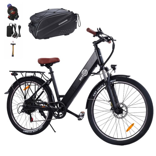 Rower Męski/Damski Elektryczny Bezior M3 500W 10.4AH 32km/h Miejski
