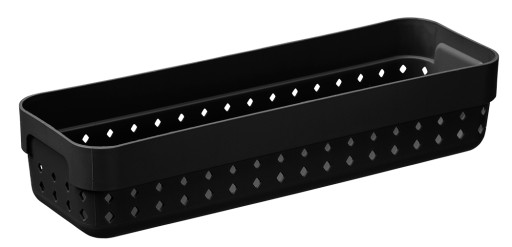 WĄSKI KOSZYCZEK KOSZYK WKŁAD POJEMNIK DO SZUFLADY MODUŁOWY AŻUROWY 24x8x5