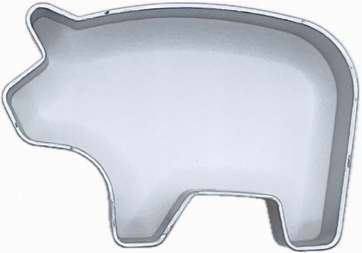 WYKRAWACZ FOREMKA DO CIASTEK PIERNIKÓW świnka prosiak 6cm ODLEW ALUMINIUM