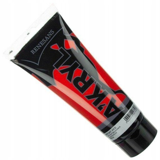 FARBA AKRYLOWA RENESANS 200ml 9Czerwień błyszcząca