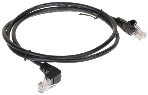 Patchcord RJ45/1.0-PK/B czarny kat.5e 1.0m