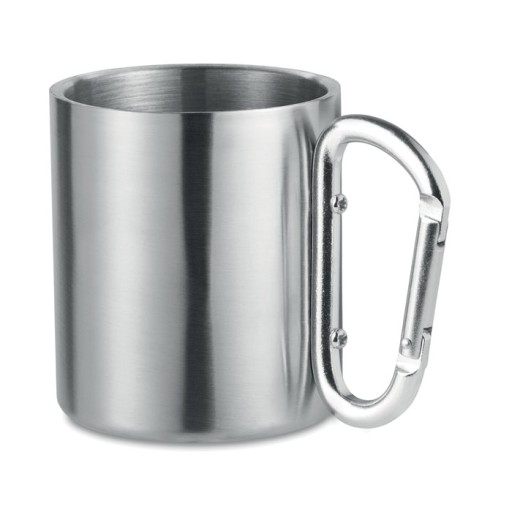 KUBEK STALOWY Z KARABIŃCZYKIEM 220ml